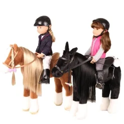 Cheval marron clair pour poupées jusqu'à 50 cm par Götz