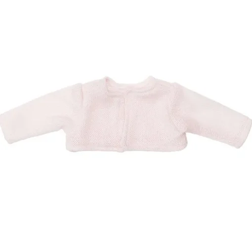 Compléments pour poupée Así 36 cm - Veste tricot rose pour poupée Koke