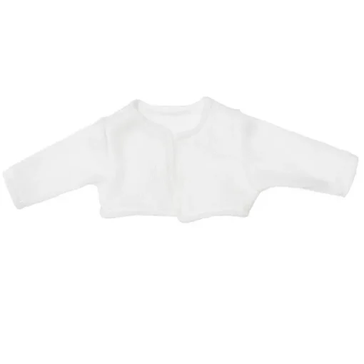 Compléments pour poupée Así 36 cm - Veste tricotée blanche pour poupée Koke