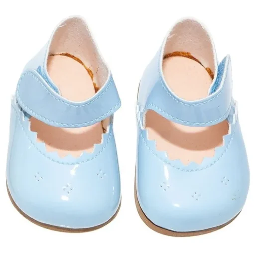 Compléments pour poupée Así 43 à 46 cm - Chaussures bleu clair pour poupée María, Pablo, Leo et série limitée