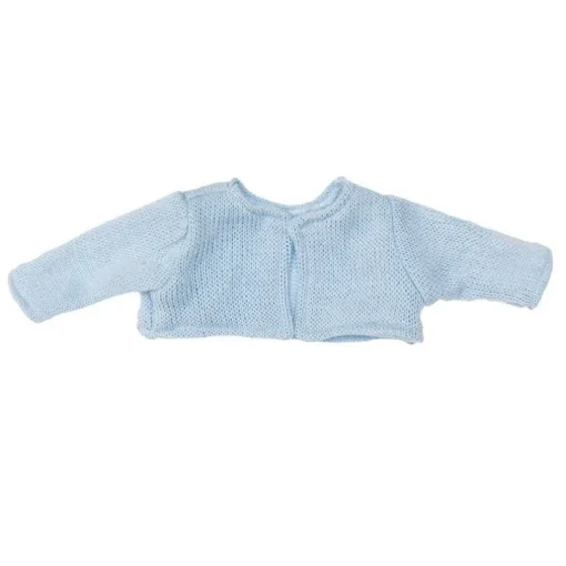 Compléments pour poupée Así 43 à 46 cm - Veste en tricot bleu clair pour poupée María, Pablo, Leo et série limitée