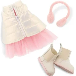 Ensemble pour poupée Lucky Doggy 37 cm - Rêve rose