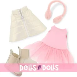 Ensemble pour poupée Lucky Doggy 37 cm - Rêve rose