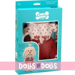 Ensemble pour poupée Lucky Doggy 37 cm - Scandinavian motif