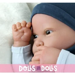 Poupée Antonio Juan 40 cm - Happy "Message dans une bouteille" série limitée Reborn