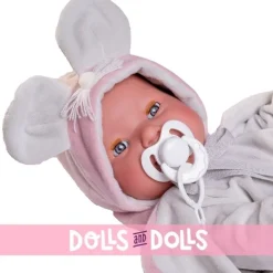 Poupée Antonio Juan 42 cm - Nouveau-né Mia Pee - Petite souris