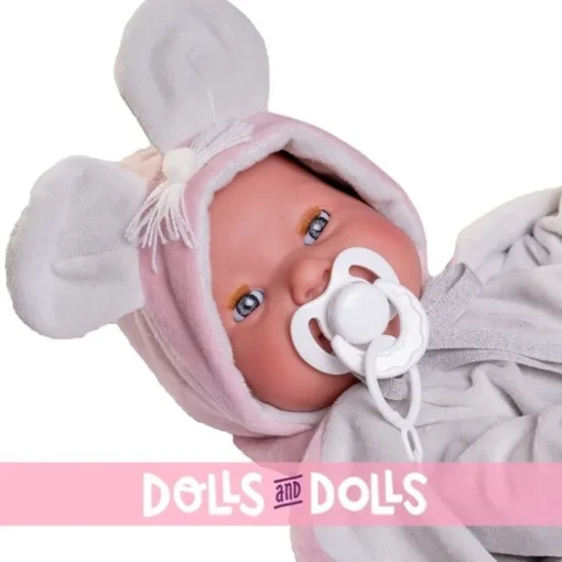 Poupée Antonio Juan 42 cm - Nouveau-né Mia Pee - Petite souris