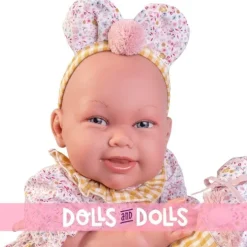 Poupée Antonio Juan 52 cm - "Mi primer Reborn" Martina petite souris avec protège dents