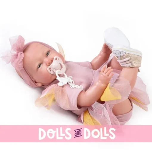 Poupée Antonio Juan 52 cm - "Mi primer Reborn" Daniela fée avec bandeau pour vous