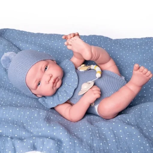 Poupée Antonio Juan 42 cm - Sweet Reborn Newborn Couple garçon avec corps en vinyle