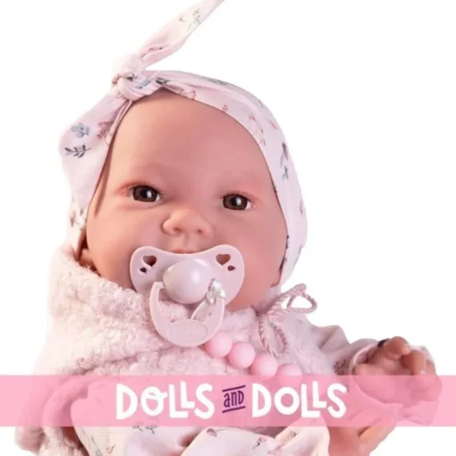 Poupée Antonio Juan 42 cm - Sweet Reborn Nica avec gilet et ruban