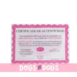Poupée Antonio Juan 42 cm - Sweet Reborn Nacida avec couverture en peau de mouton