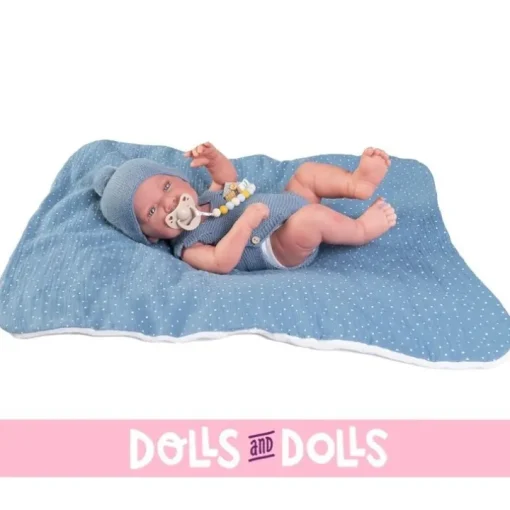Poupée Antonio Juan 42 cm - Sweet Reborn Newborn Couple garçon avec corps en vinyle