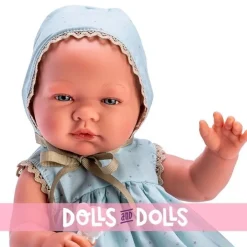 Poupée Así 43 cm - María en robe étoilée sur fond bleu