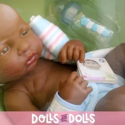 Poupée Berenguer Boutique 36 cm - 18506N La newborn (garçon) afro-américaine
