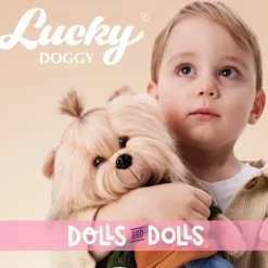 Poupée Lucky Doggy 37 cm - Lucky Andy - Couleurs d'Automne