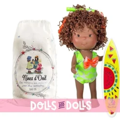Poupée Nines d'Onil 30 cm - Pippa Summer aux cheveux bruns bouclés
