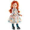 Poupée Paola Reina 32 cm - Las Amigas Articulée - Cristi avec robe à fleurs