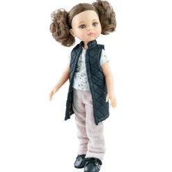 Poupée Paola Reina 32 cm - Las Amigas - Carol en gilet matelassé
