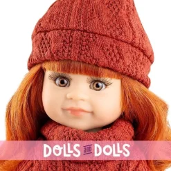 Poupée Paola Reina 32 cm - Las Amigas - Cleo en robe à fleurs et pull rouge