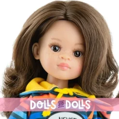 Poupée Paola Reina 32 cm - Las Amigas - Eva avec le sweatshirt "Never Stop Dreaming"