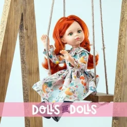 Poupée Paola Reina 32 cm - Las Amigas Articulée - Cristi avec robe à fleurs