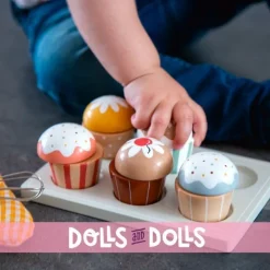 Set de cupcakes en bois - Tryco