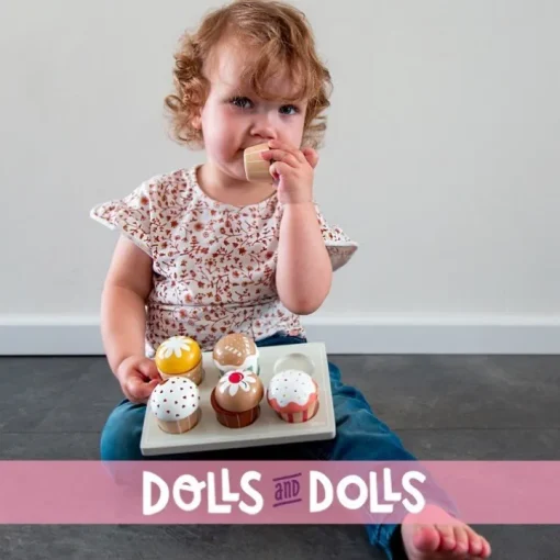 Set de cupcakes en bois - Tryco