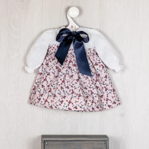 Tenue de poupée Así 57 cm - Robe avec jupe à fleurs rouges et chemise blanche pour poupée Pepa