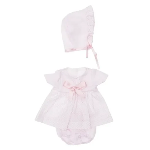 Tenue pour poupée Así 36 cm - Robe rose mini losanges avec chapeau pour poupée Koke