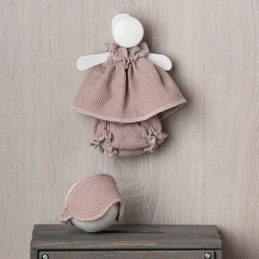 Tenue pour poupée Así 40 cm - Pyjama avec masque de la collection Nude pour poupée Sabrina