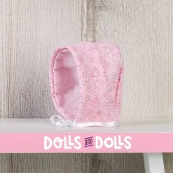 Tenue pour poupée Así 28 cm - Robe rose imprimée fleurs blanches à capuche pour Gordi