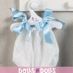 Tenue pour poupée Así 43 cm - Barboteuse avec couverture bleu datcha pour Pablo