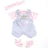 Tenue pour poupée Berenguer Boutique 35-40 cm - Salopette éléphant rose
