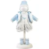 Vêtements pour poupées Llorens 33 cm - Ensemble bleu avec robe imprimée