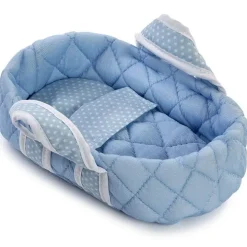 Accessoires pour poupée Así 20 cm - Petite nacelle bleue avec étoiles blanches