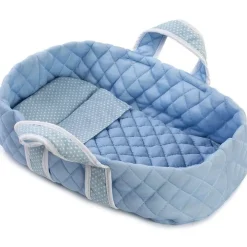 Accessoires pour poupée Así 36 cm - Nacelle bleu moyen avec étoiles blanches