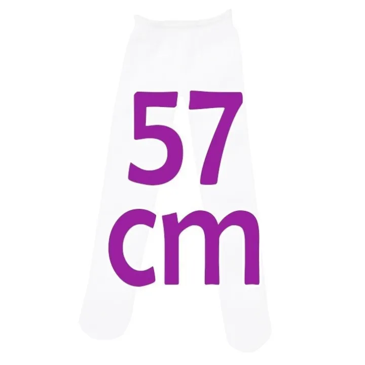 Accessoires pour poupée Así 57 cm - Collants blancs
