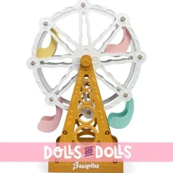 Accessoires pour poupée Barriguitas Classic 15 cm - Grande roue avec figurine de bébé
