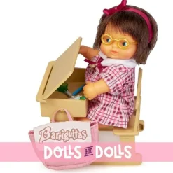 Accessoires pour poupée Barriguitas Classic 15 cm - École avec figurine de bébé