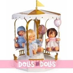 Accessoires pour poupée Barriguitas Classic 15 cm - Carrousel avec figurine de bébé