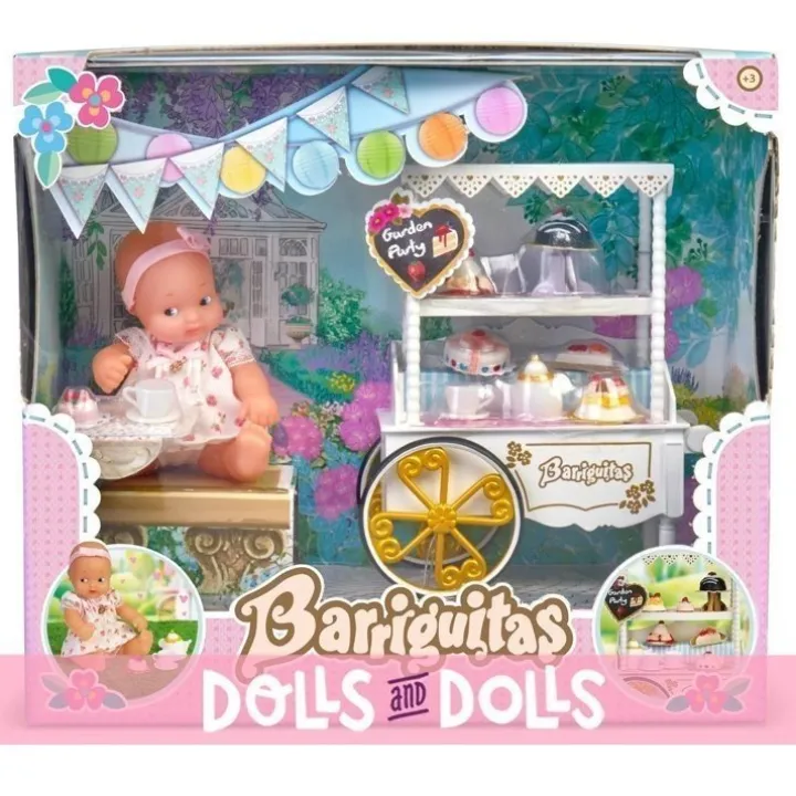 Accessoires pour poupée Barriguitas Classic 15 cm - Chariot de collation