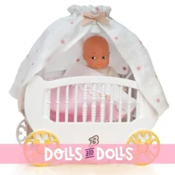 Accessoires pour poupée Barriguitas Classic 15 cm - Berceau Luxury de Barriguitas