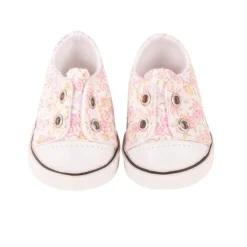 Accessoires pour poupée Götz 42-50 cm - Baskets Petites Fleurs