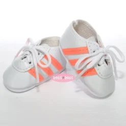 Accessoires pour poupée Las Amigas 32 cm - Baskets blanches à lanières orange