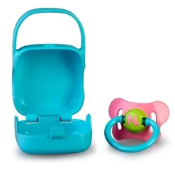 Accessoires pour poupée Nenuco - Sucette avec étui bleu