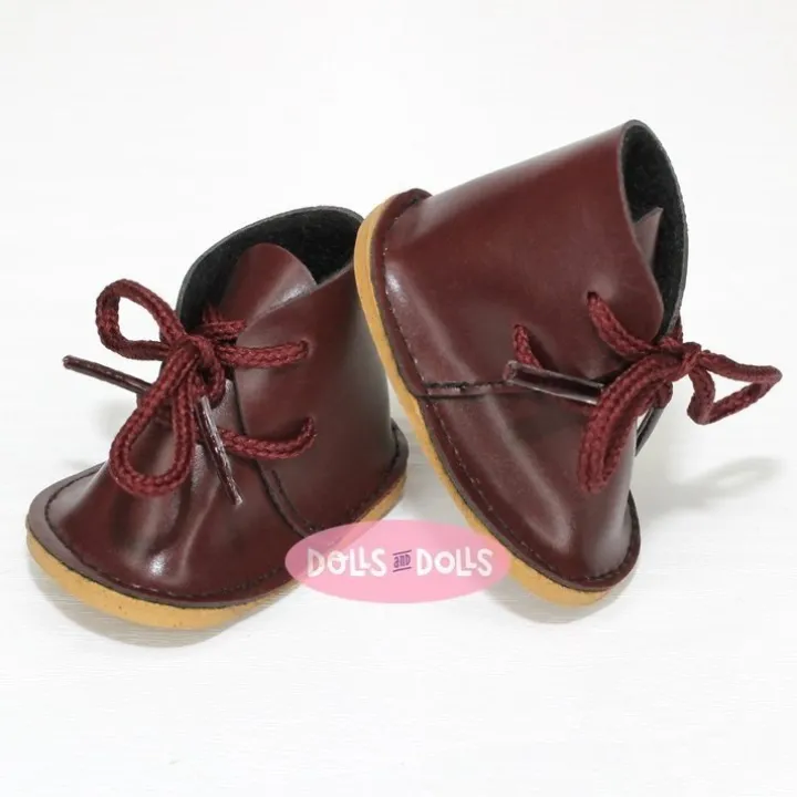 Accessoires pour poupée Nines d'Onil 30 cm - Mia - Chaussures à lacets bordeaux