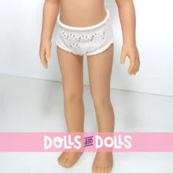 Accessoires pour poupée Paola Reina 32 cm - Las Amigas - Lot de trois culottes blanches