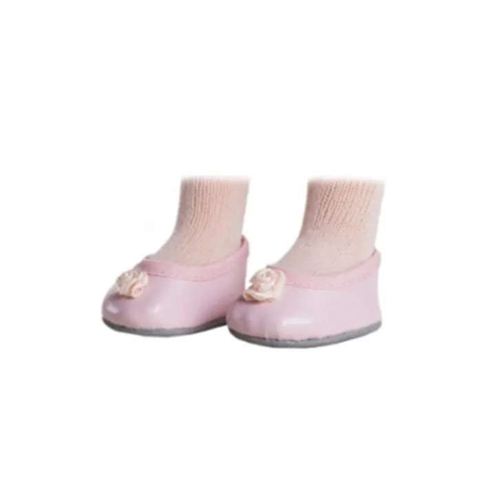 Accessoires pour poupée Paola Reina 32 cm - Las Amigas - Chaussures roses à fleur rose
