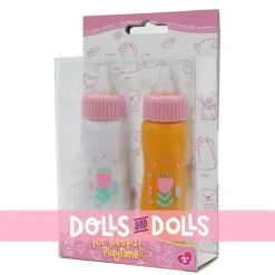 Accessoires pour poupées Berenguer - Ensemble de deux biberons